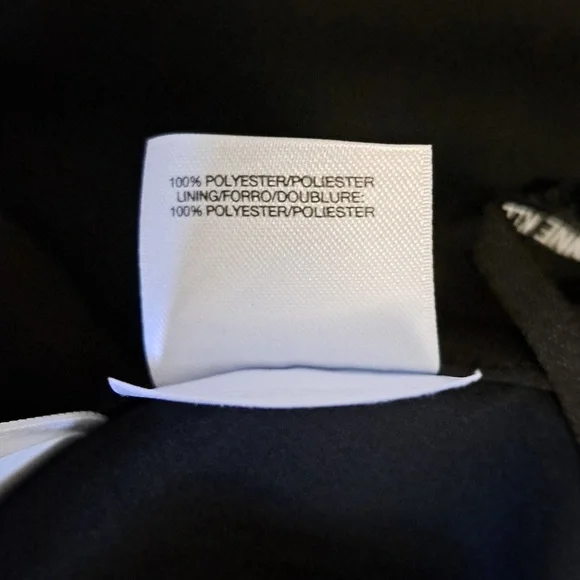 Anne Klein Chiffon Pleated Skirt 16 Black - Picture 7 of 8